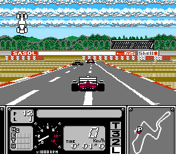 F1 Sensation screenshot 3 for Famicom